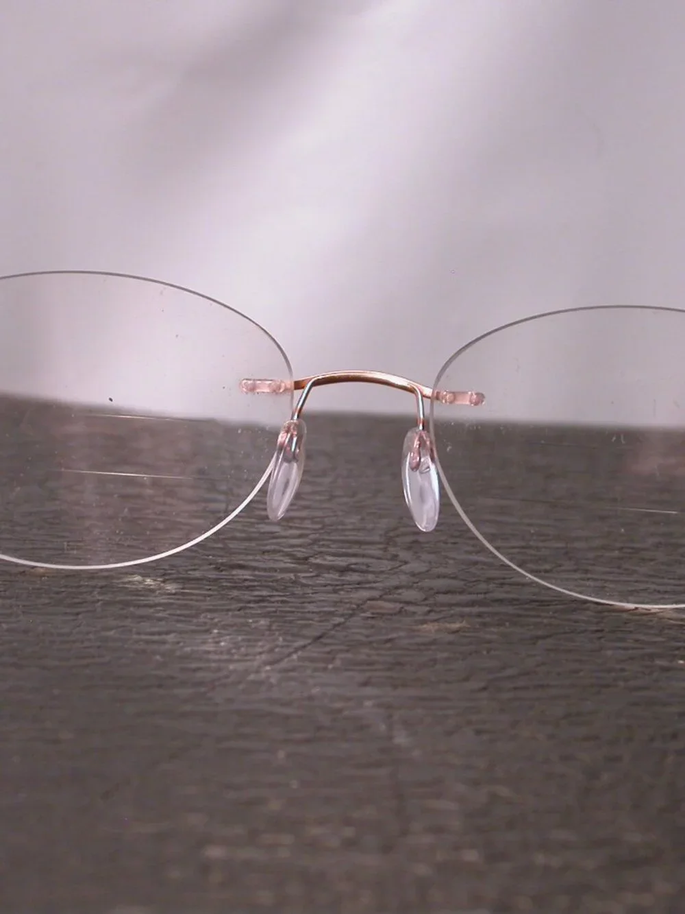 Silhouette Titan Frameless Gold Wire Eyeglasses Made in Austria
